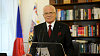 V�clav Klaus p�i novoro�n�m projevu