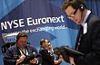 Obchodn�ci na parketu americk� burzy NYSE Euronext.