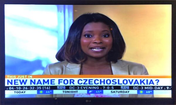 P�ejmenuje se �eskoslovensko? Debaty o �esku pronikly a� do americk&eacute; region&aacute;ln&iacute; kabelovky NewsChannel 8.