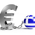 Ilustrační foto - Pro euro je Řecko jako koule na noze. Ilustrační foto - Pro euro je Řecko jako koule na noze.