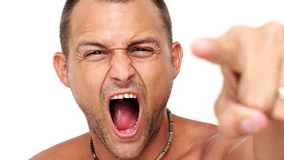 Is he shouting at you?