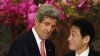 John Kerry na n�v�t�v� Japonska s ministrem zahrani�� Fumiem Ki�idou
