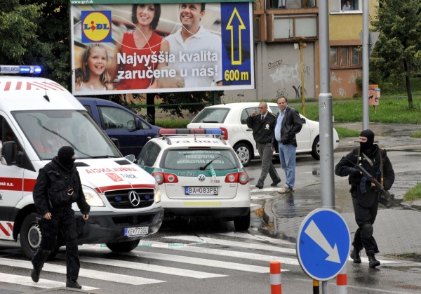 Stre�ba v Dev�nskej Novej Vsi. Foto: TASR