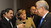 Evropští lídři jednají. Zleva prezident Sarkozy, kancléřka Merkelová a italský premiér Monti. Evropští lídři jednají. Zleva prezident Sarkozy, kancléřka Merkelová a italský premiér Monti.