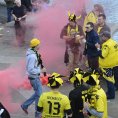Fanoušci Borussie Dortmund v Londýně