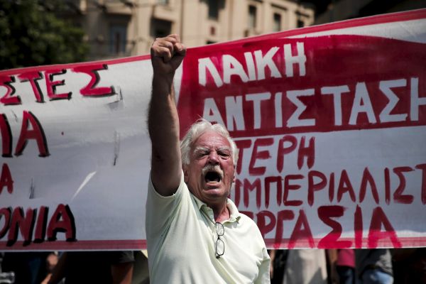 Demonstrace v Aténách