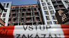 Bez opravy části developerského projektu Prague Marina (na snímku z 30. dubna), který byl 29. dubna evakuován, se jeho obyvatelé nemůžou vrátit. Bez opravy části developerského projektu Prague Marina (na snímku z 30. dubna), který byl 29. dubna evakuován, se jeho obyvatelé nemůžou vrátit.