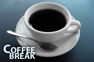 Coffee break, k�va, k�vi�ka. Reklamn� coffee break. Sn�mka www.hermann-uwe.de