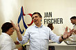Favorit Jan Fischer ve sv� kontaktn� kancel��i.