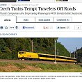 Czech Trains Tempt Travelers Off Roads - článek na Wall Street Journal