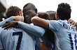 Fotbalist� Manchesteru City se raduj�.
