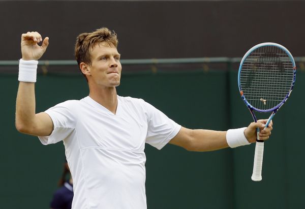 Tom&aacute;&scaron; Berdych na Wimbledonu