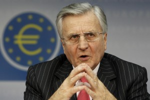 Prezident Eur�pskej centr�lnej banky Jean Claude Trichet