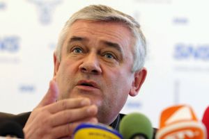 Predseda SNS J�n Slota. Sn�mka: TASR/Martin Baumann