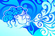 Ilustra�n� foto - �ecko, detail amofory - Aeolus, kr�l v�tru