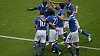 Fotbalist� It�lie se raduj� z branky v semifin�le proti N�mecku
