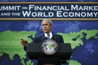 Americk� prezident George Bush na summitu G20 ve Washingtonu