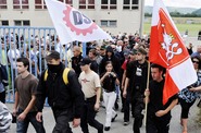 Demonstrace slovenských extremistů Demonstrace slovenských extremistů
