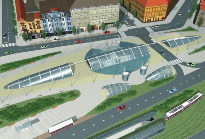 Vizualizace Masarykova nádraží Vizualizace Masarykova nádraží