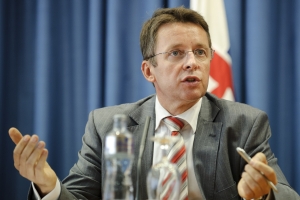 Minister financií Ivan Mikloš. Snímka: TASR/Tomáš Halász Minister financií Ivan Mikloš. Snímka: TASR/Tomáš Halász