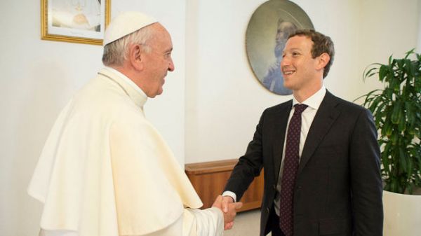 Na po�&aacute;tku bylo slovo. To se mi l&iacute;b&iacute;... (Mark Zuckerberg na audienci pape�e Franti&scaron;ka, 29. srpna 2016.)