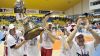 Basketbalisté Nymburka oslavují zisk 8. titulu za sebou. Basketbalisté Nymburka oslavují zisk 8. titulu za sebou.
