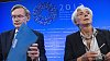 Prezident Sv�tov� banky Robert Zoellick a ��fka Mezin�rodn�ho m�nov�ho fondu Christine Lagardeov� na jedn�n� ve Washingtonu.