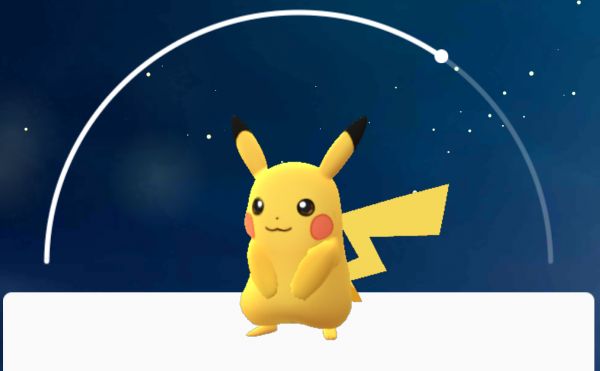 Pok&eacute;mon Pikachu ze hry Pok&eacute;mon Go