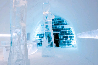 Icehotel, recepce 2007 Icehotel, recepce 2007
