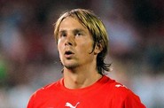 Jaroslav Plašil při národní hymně. Jaroslav Plašil při národní hymně.