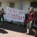 Studenti Fakulty humanitn�ch studi� UK p�i protestu