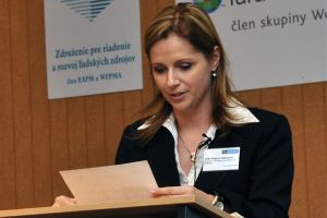 Dagmar Zukalov�. Predn�aj�ca na konferencii Pracovn� pr�vo 2009. Sn�mka: Franti�ek Zboray