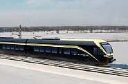 Ilustra�n� foto - Vizualizace vlaku Leo Express