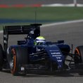 Felipe Massa na Williamsu při předsezonních testech v Bahrajnu