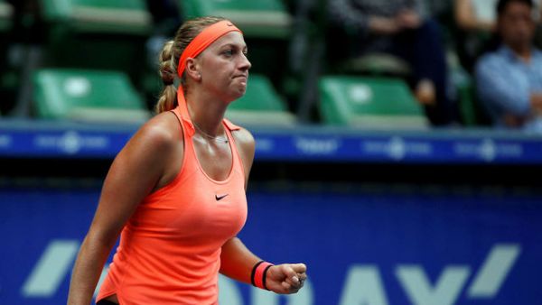 Tenistka Petra Kvitov&aacute; postoupila na turnaji ve Wu-chanu do 2. kola.