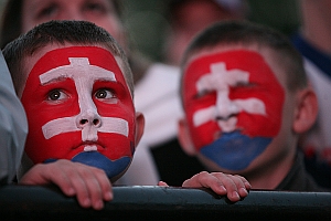 Hokejov� fan��ikovia. Sn�mka: HN/P. Mayer