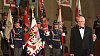 Prezident V�clav Klaus p�i p�ed�v�n� st�tn�ch vyznamen�n�.