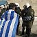 Demonstranti p�ed budovou �eck�ho parlamentu v At�n�ch