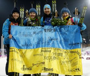 Biatlonové olympijské vítìzky z Ukrajiny