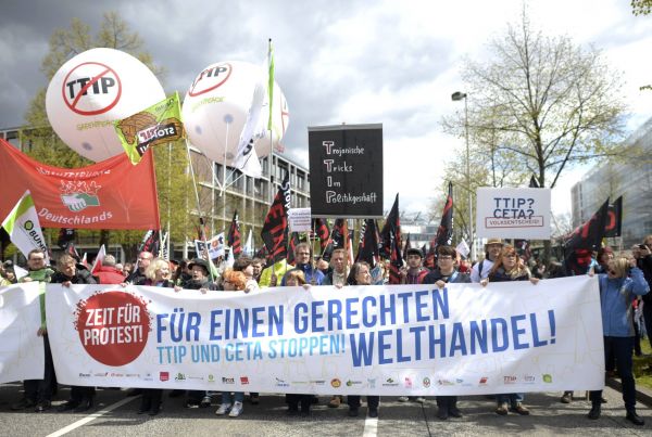 V N�mecku se demonstrovalo proti TTIP
