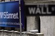 Banner NYSE Euronext na fas�d� burzy cenn�ch pap�r� v New Yorku.