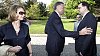 Lucie Talmanov�, Mirek Topol�nek a Petr Ne�as.