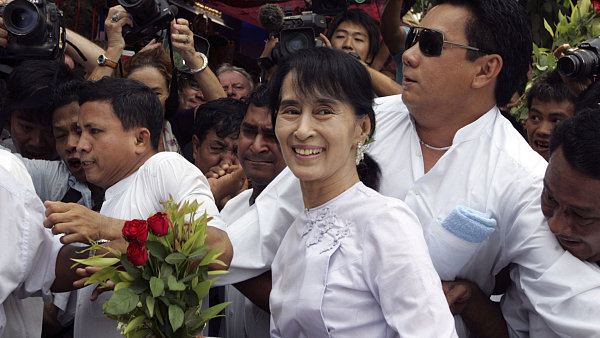 Barmská disidentka Su Ťij