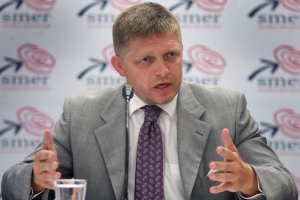Predseda Smeru Robert Fico. FotoHN/Pavol Funt�l