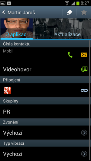 Android 4.0 na telefonu Samsung Galaxy S III