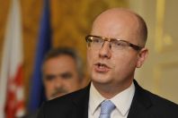 Premiér eské republiky Bohuslav Sobotka znovu odmítl návrh povinných kvót pro perozdlení uprchlík.