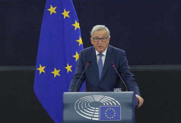 Jean-Claude Juncker pi svém tradiním projevu o Stavu Unie.