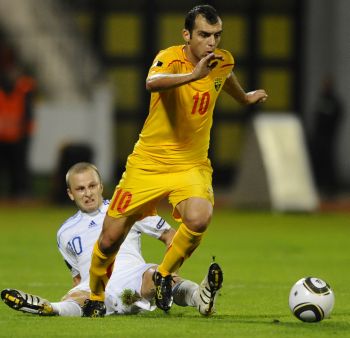 Slováci si tesne poradili s Macedónskom. Snímka: TASR/Pavel Neubauer Slováci si tesne poradili s Macedónskom. Snímka: TASR/Pavel Neubauer
