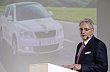 Předseda představenstva Škoda Auto Winfried Vahland 11. ledna v Mladé Boleslavi při prezentaci flotily elektromobilů Octavia Green E Line.