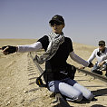 Re�is�rka Kathryn Bigelow p�i nat��en� oskarov�ho sn�mku Smrt �ek� v�ude.